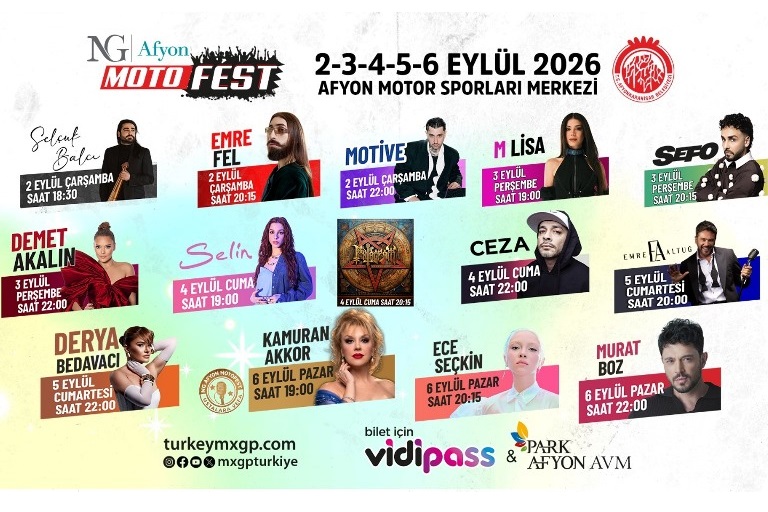 NG Afyon Motofest 2026 �çin Geri Say�m Ba�lad�